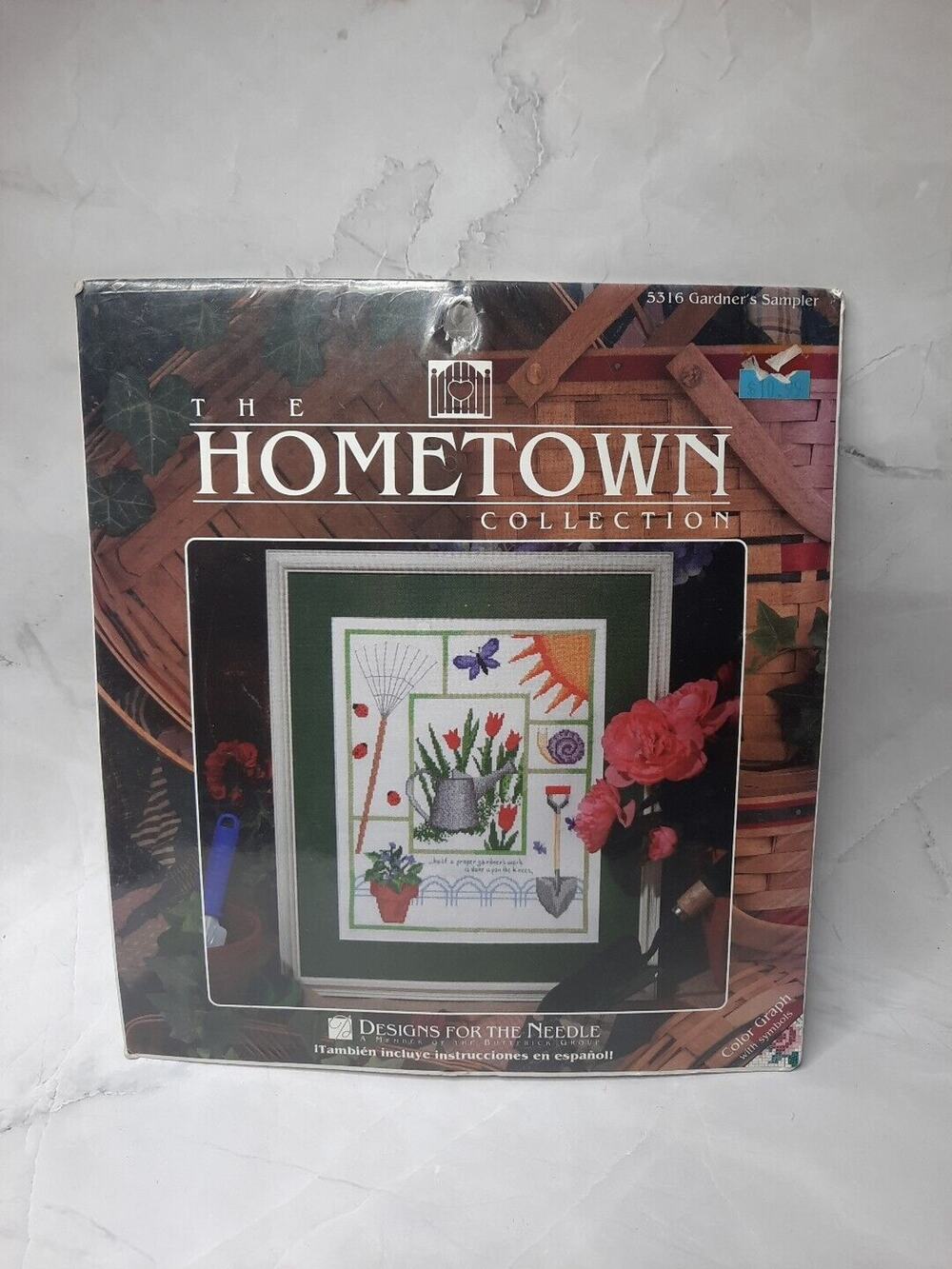 Designs For The Needle Cross Stitch Hometown Collection Gardners Sampler 5316